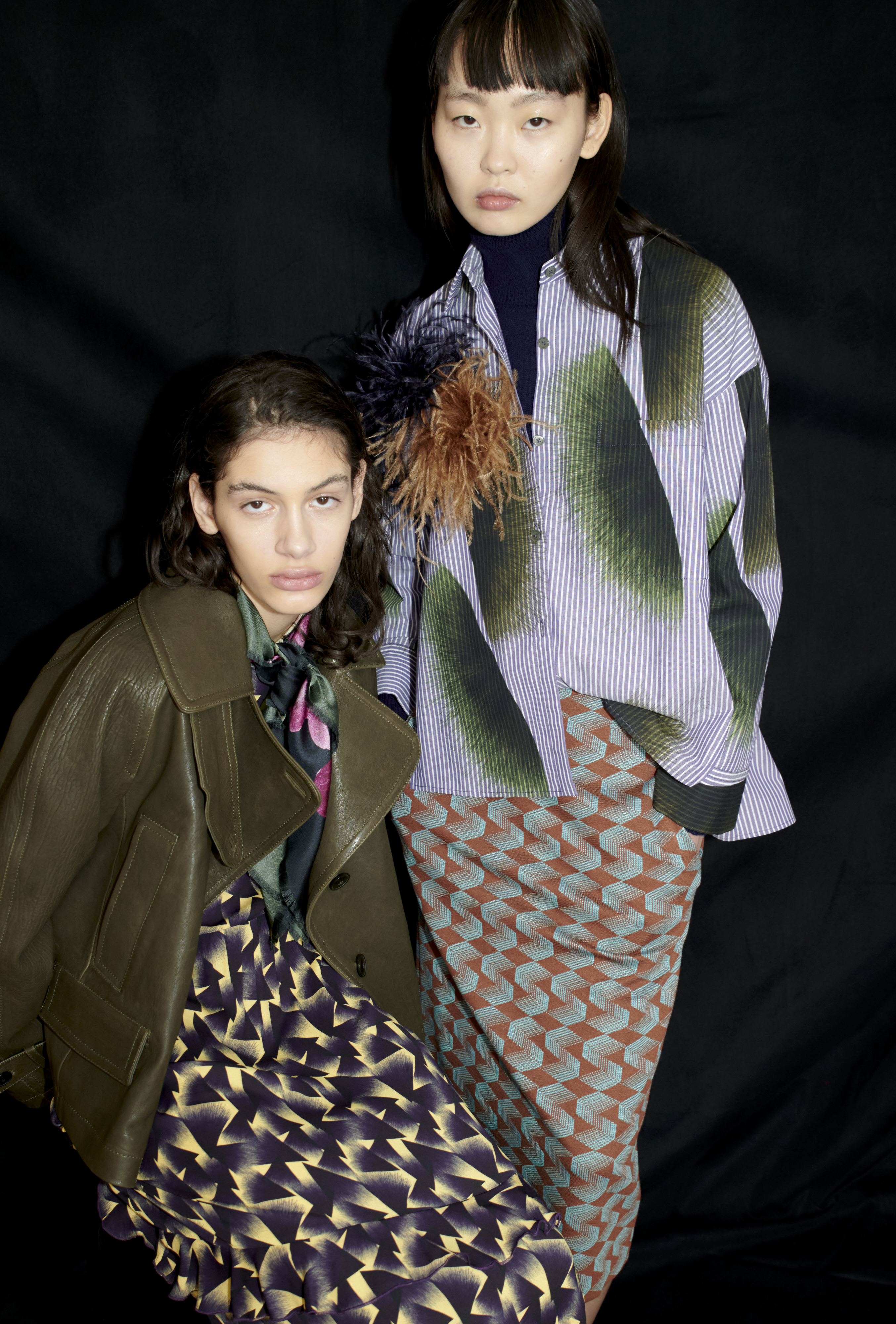 ODEEH - Bluse aus Baumwolle mit Print