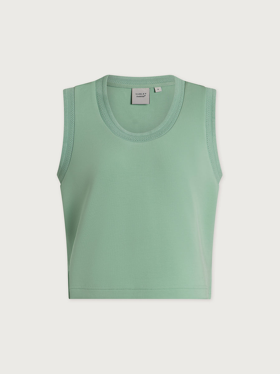 Varley - Scoop Neck Tank Sage Mint DoubleSoft® Casual Layering