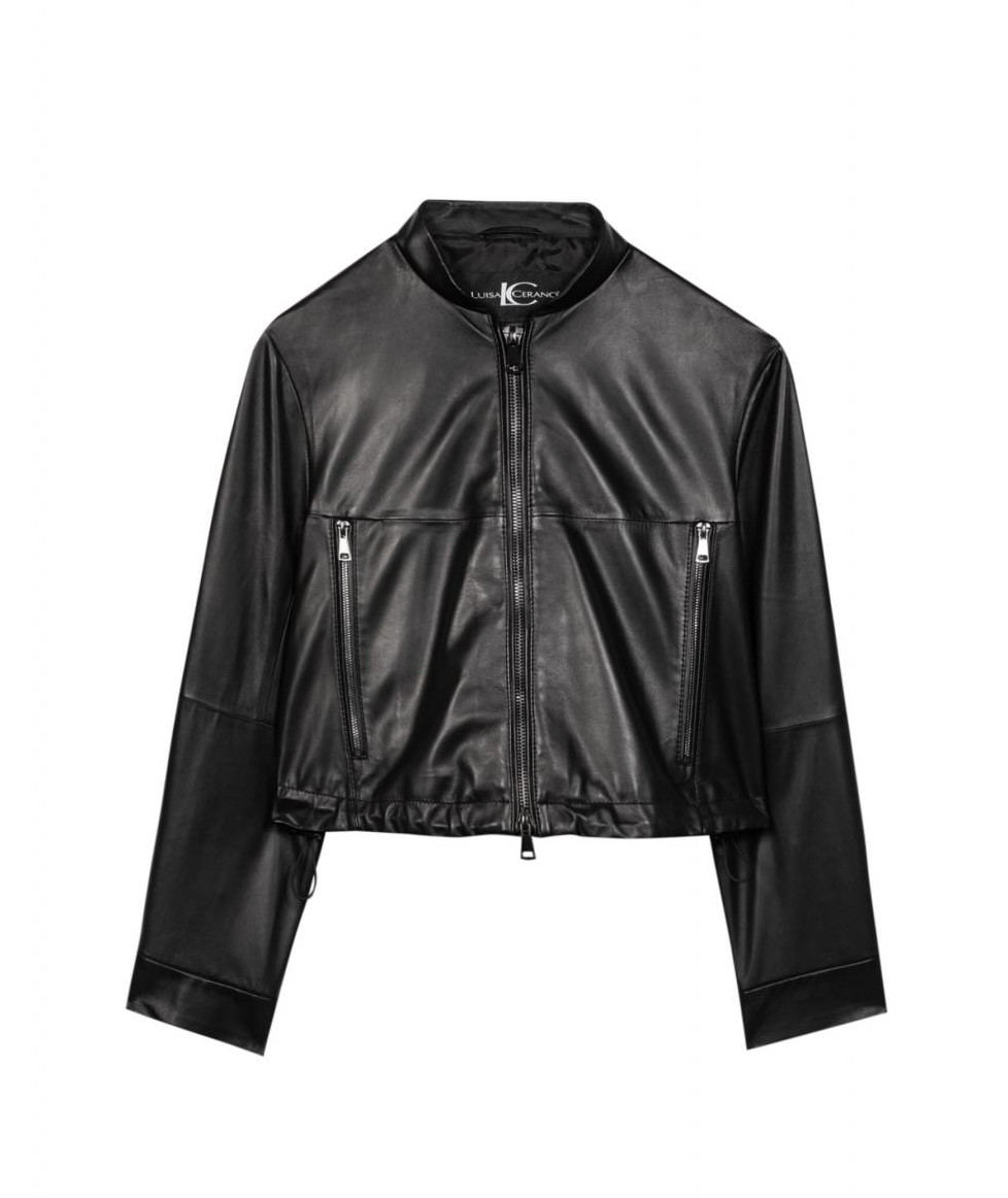 Luisa Cerano - Leder- Blouson