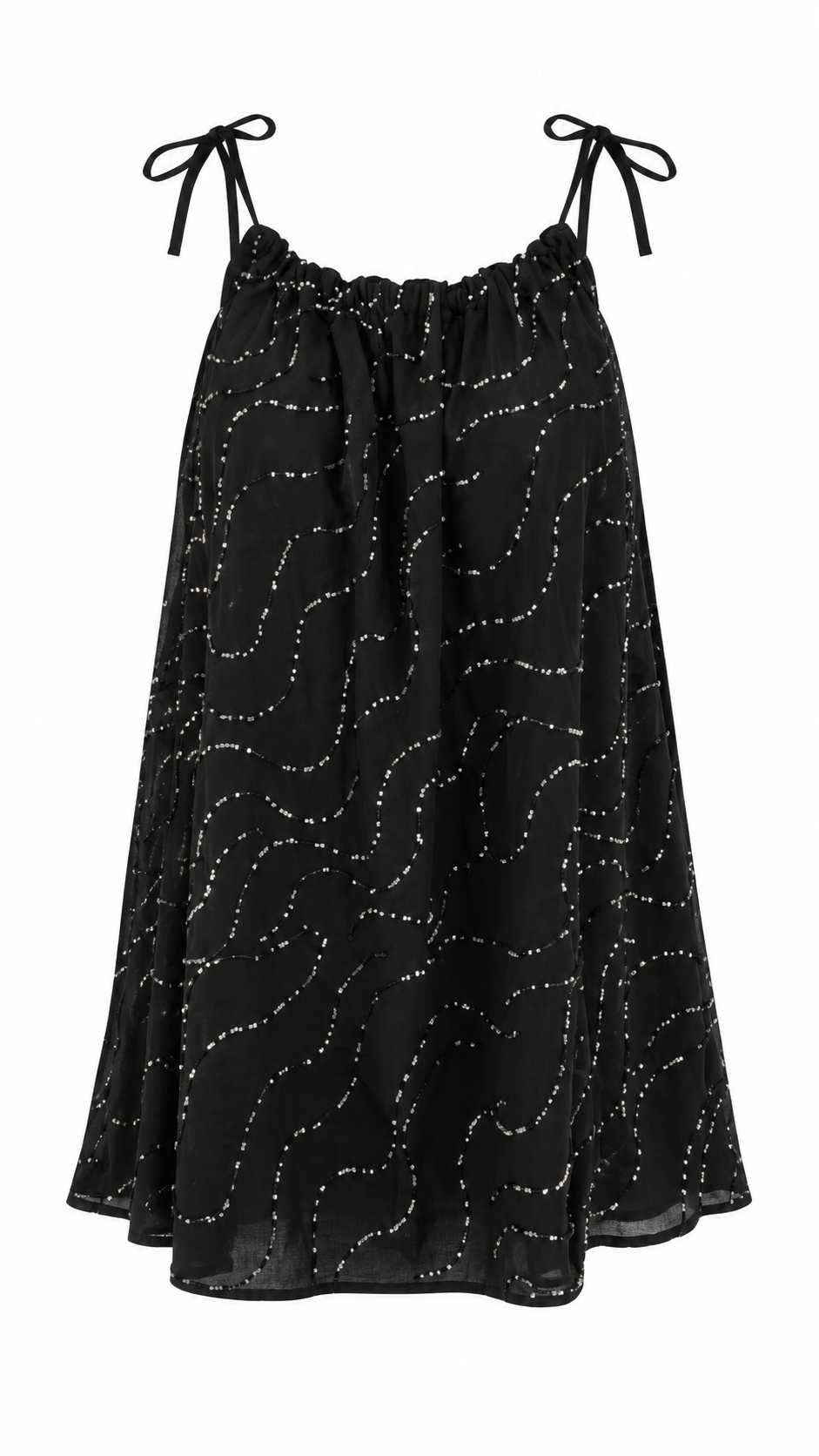 Uli Schneider - Pearl Neckholder Top black