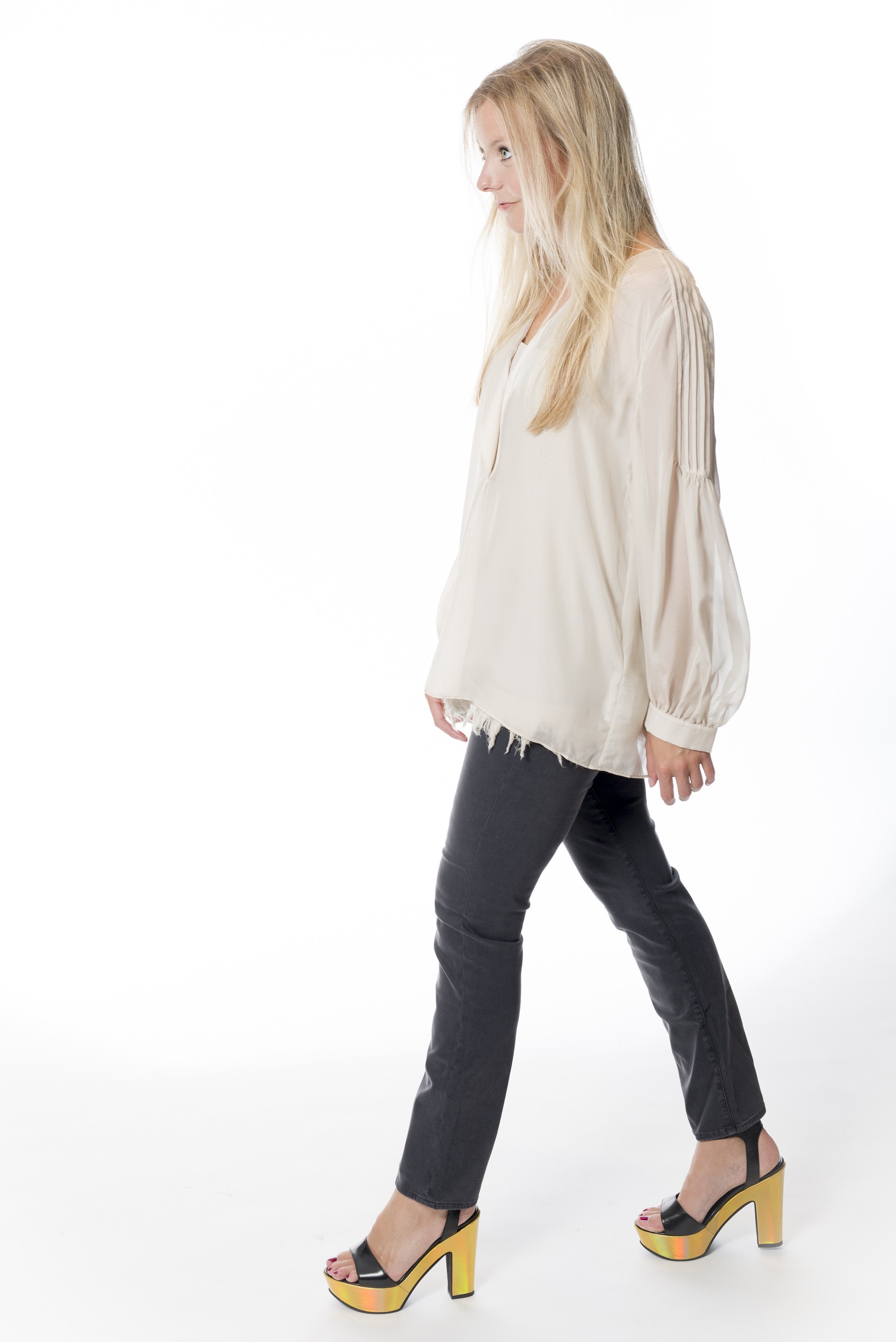 7 For All Mankind - Roxanne Crop dunkelgrau