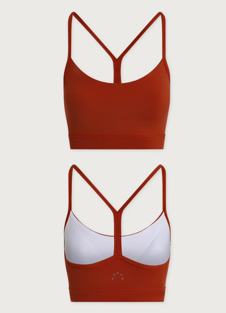 Sports Bra Baked Apple Stretch Activewear Soft Support