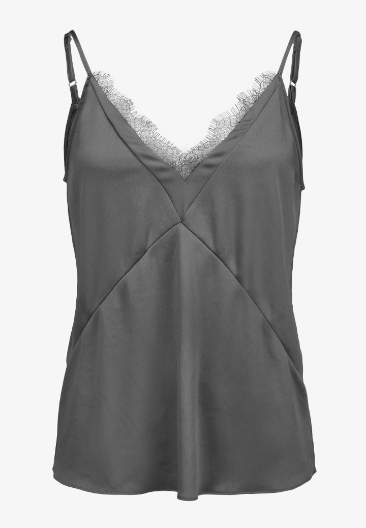 Luisa Cerano - Satin Lingerie Top mit Spitze