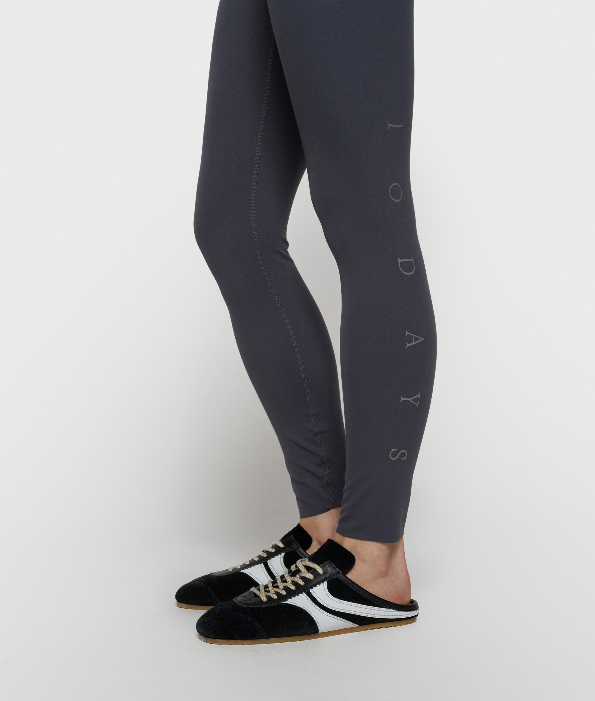 10 Days - Sporty Leggings Steel Blue Mid Waist
