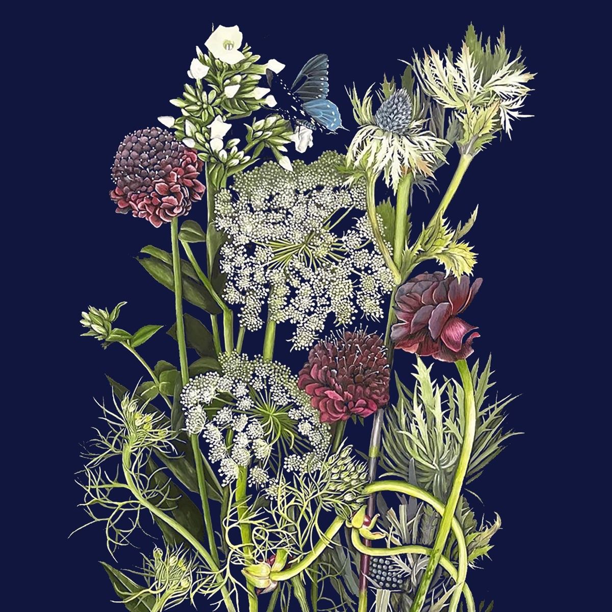 Servietten Spring Bouquet Napkin