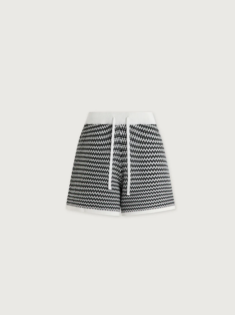 Varley - Strickshort schwarz/weiß