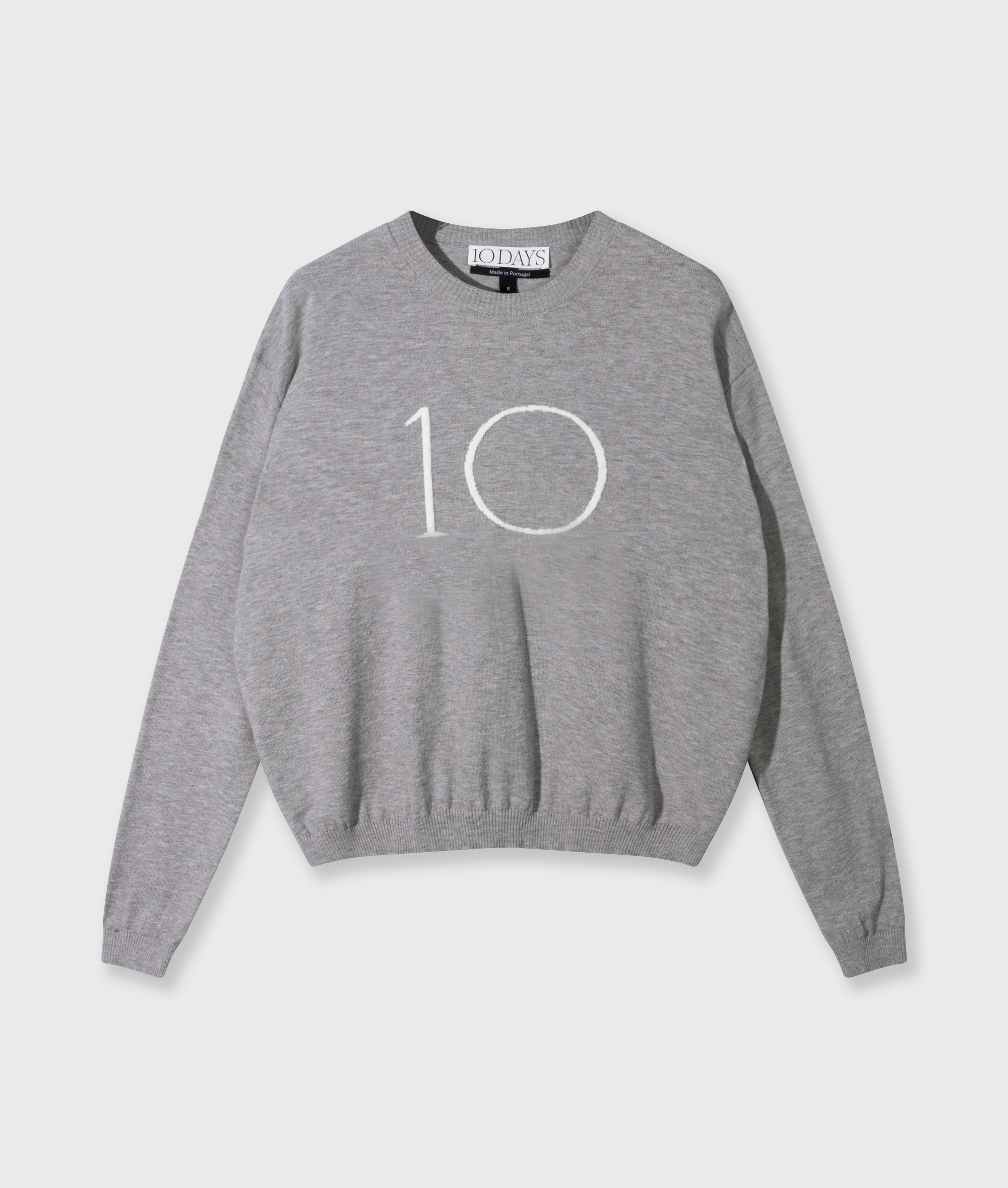 10 Days -  Pullover im Feinstrick grey