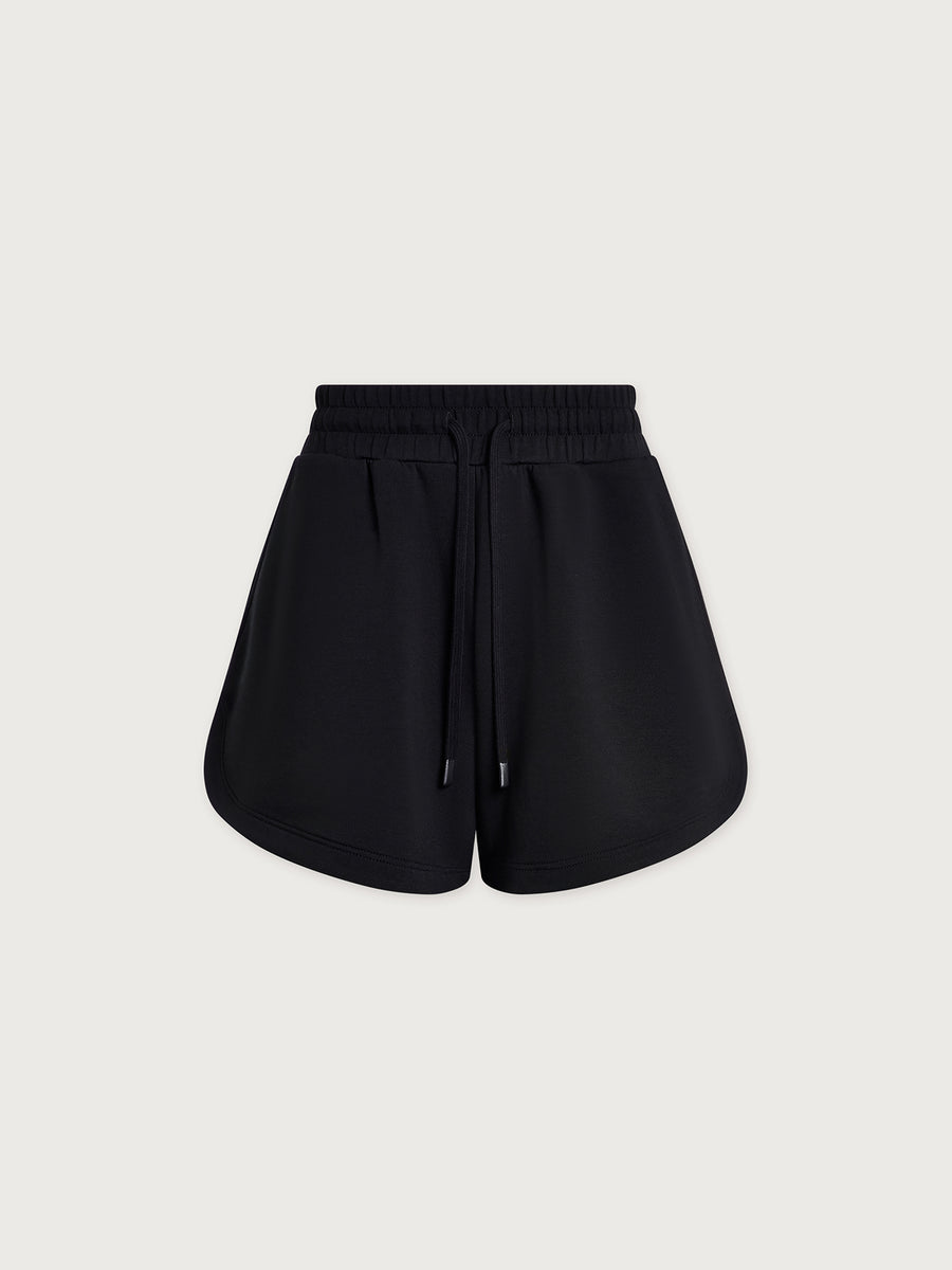 Varley - High Rise Shorts Schwarz DoubleSoft® Minimal Leisure