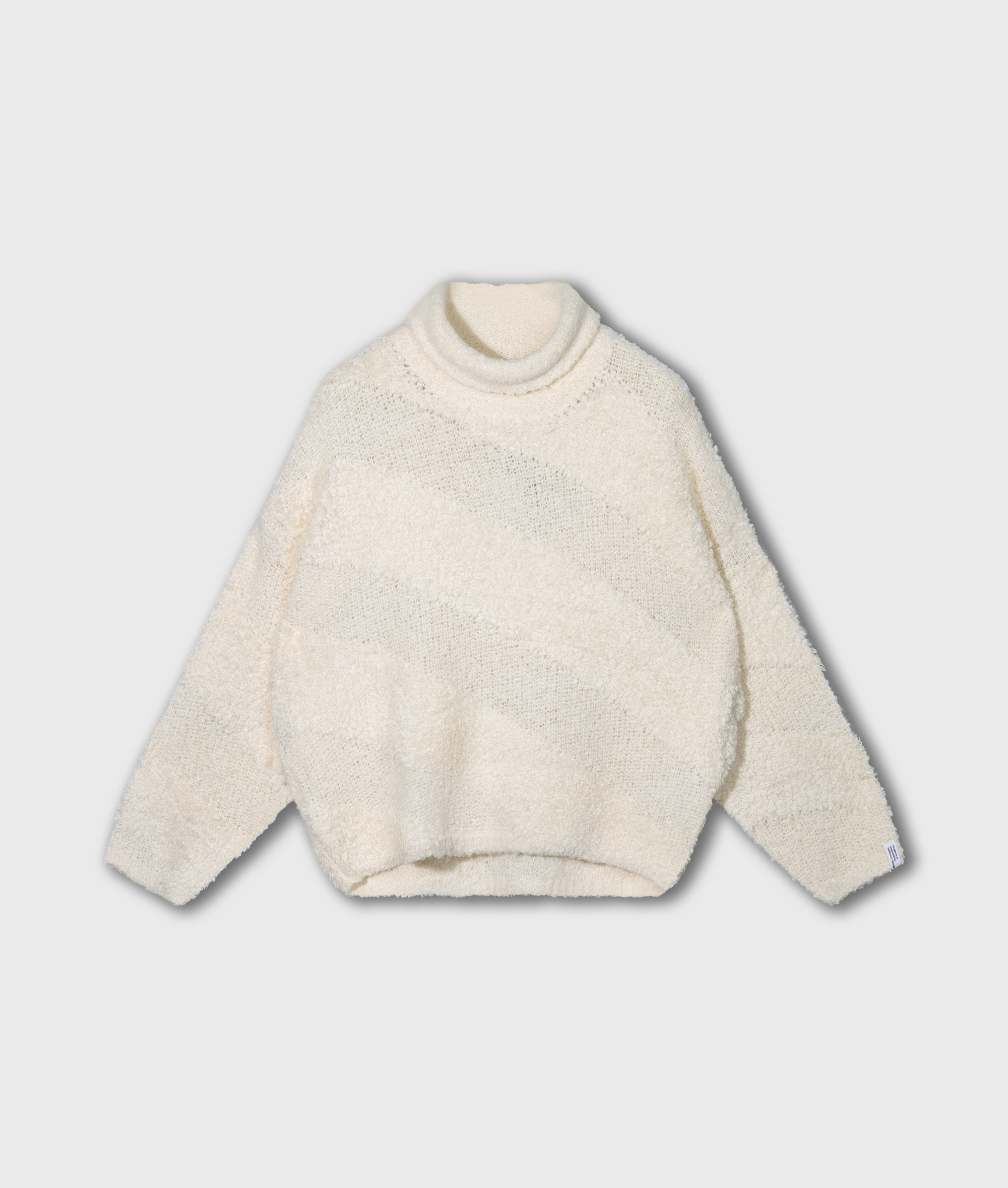 10DAYS - Pullover Ecru Loop-Strick Oversized