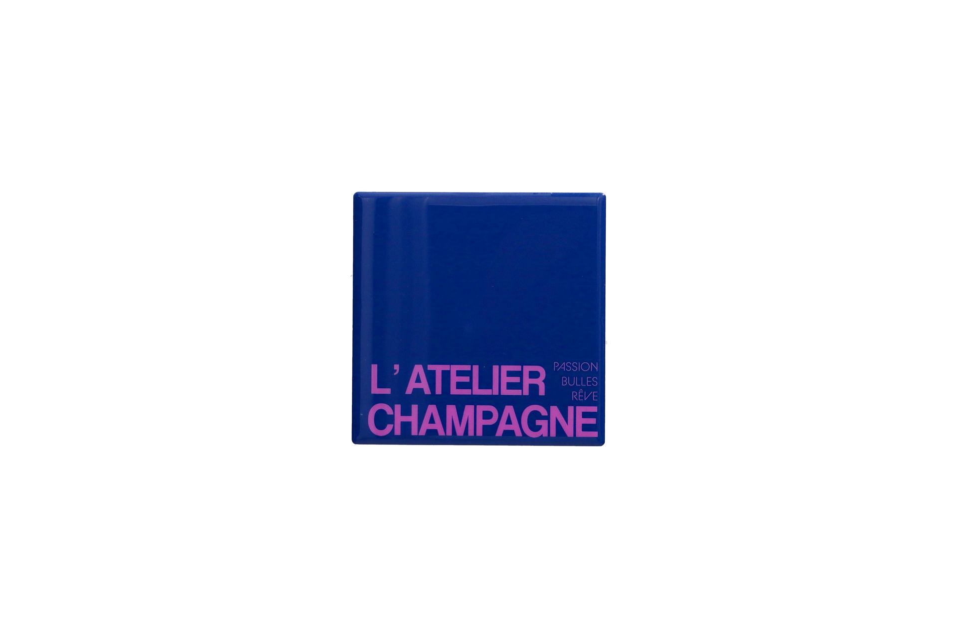 Gift Company - Untersetzer aus Terracotta L'Atelier Champagne Blau