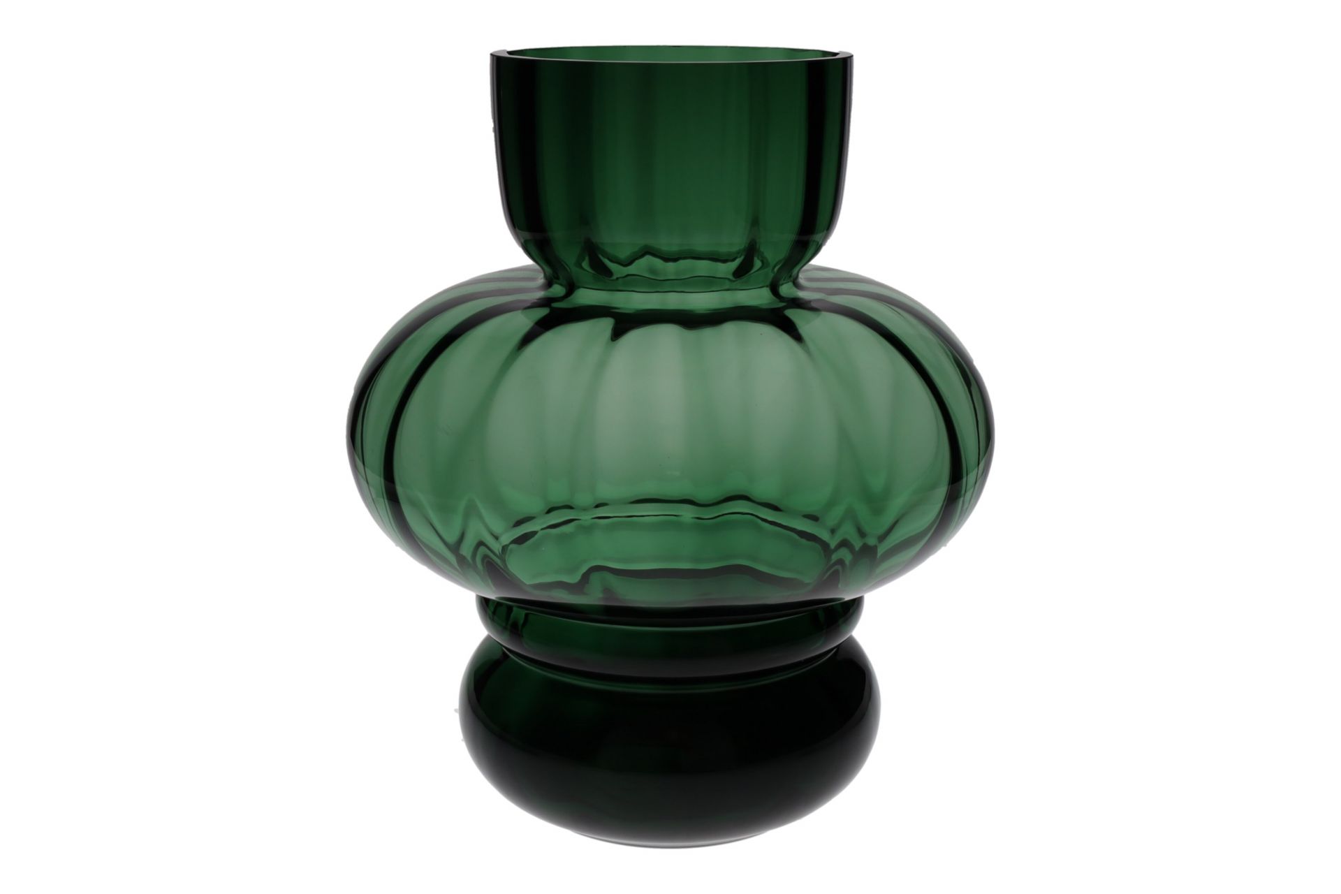 Gift Company - Twill Vase L grün Glas 30,5 cm