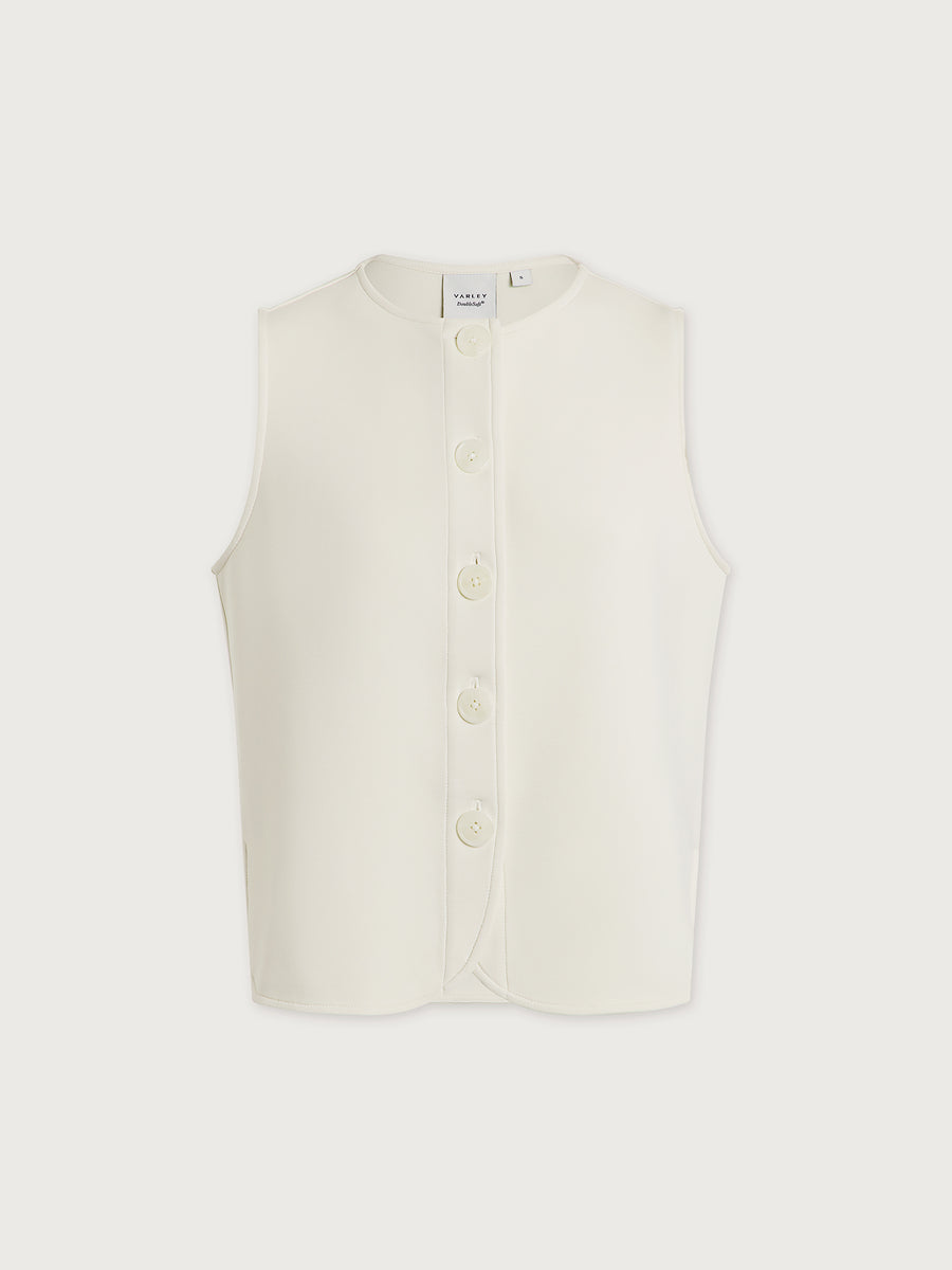 Varley - Tank Top Off White DoubleSoft®