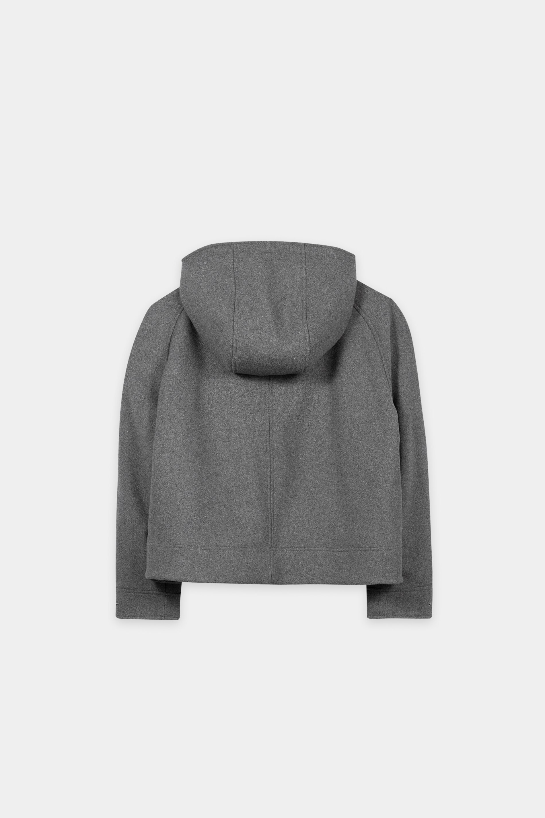 Luisa Cerano - Wolljacke Grau mit Kapuze
