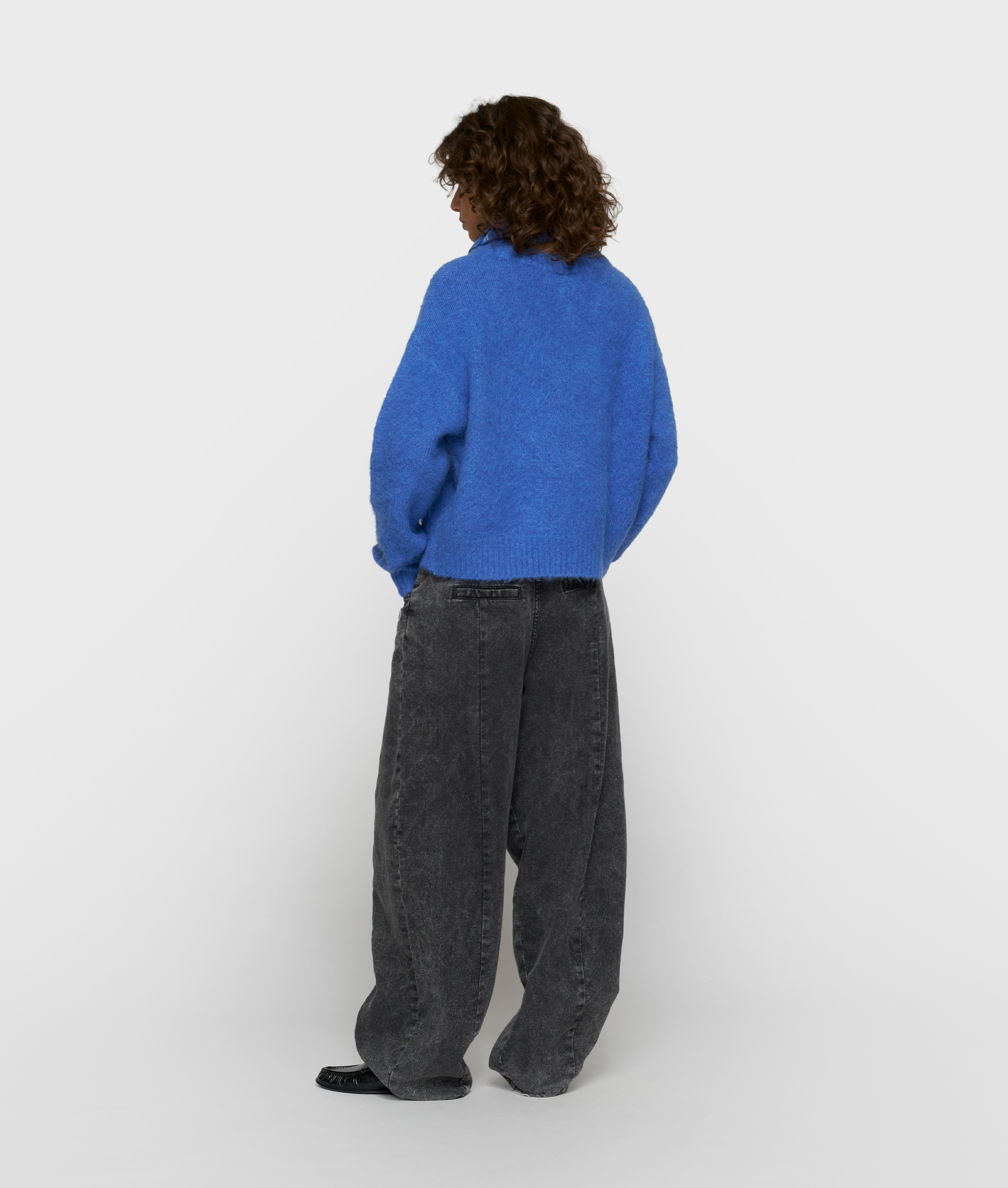 10 Days - Hairy Knit Sweater Ultramarine