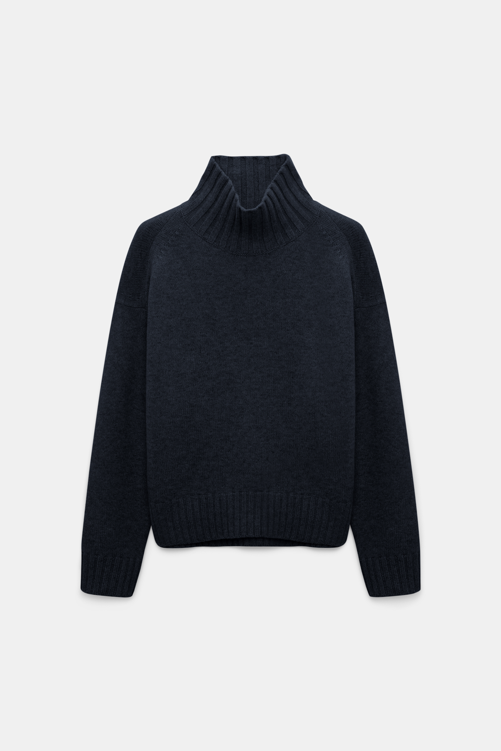 Dorothee Schumacher - Rollkragenpullover Dark Navy Merino-Kaschmir-Mix