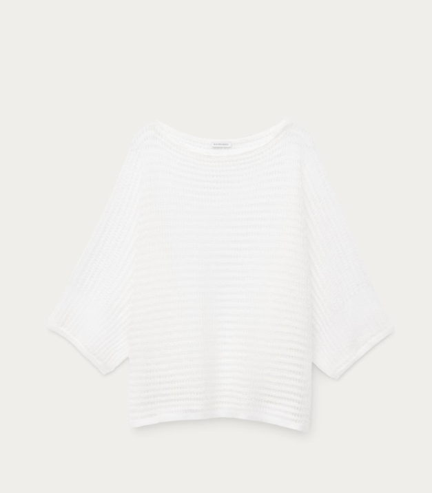 Iris von Arnim - Mohair-Sommerstrick in Weiß hauchzart