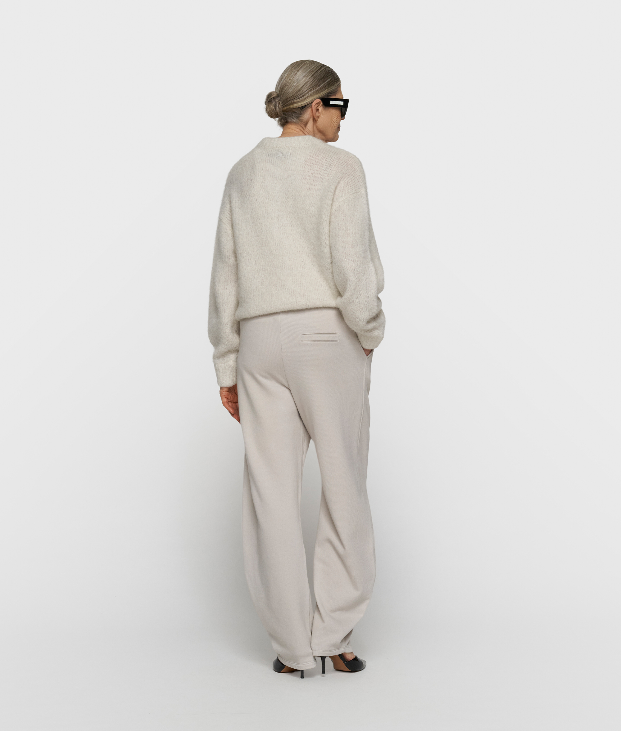10 Days - Hairy Knit Cardigan Ecru