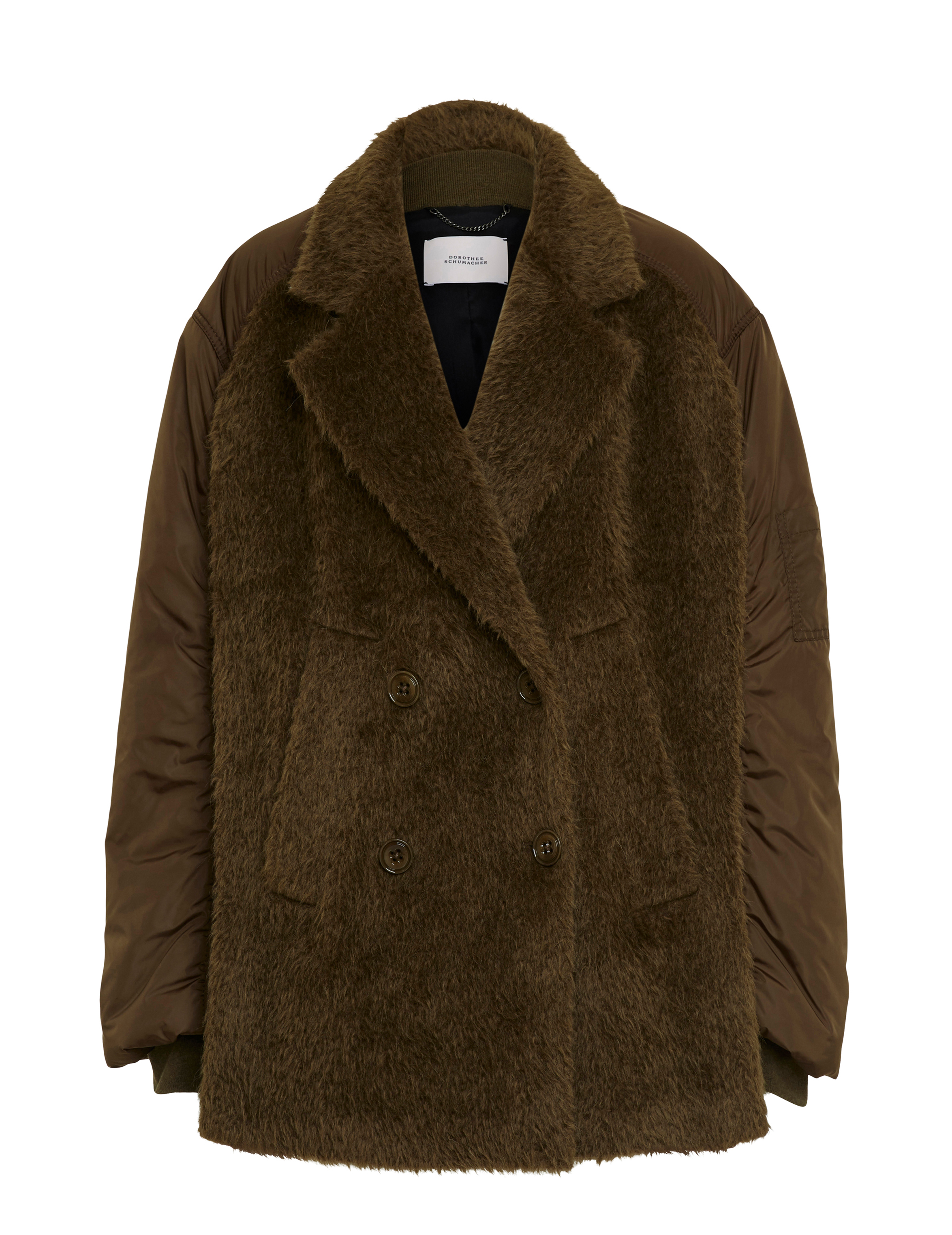 Dorothee Schumacher - Nylon Bomberjacke mit Suri-Alpaka