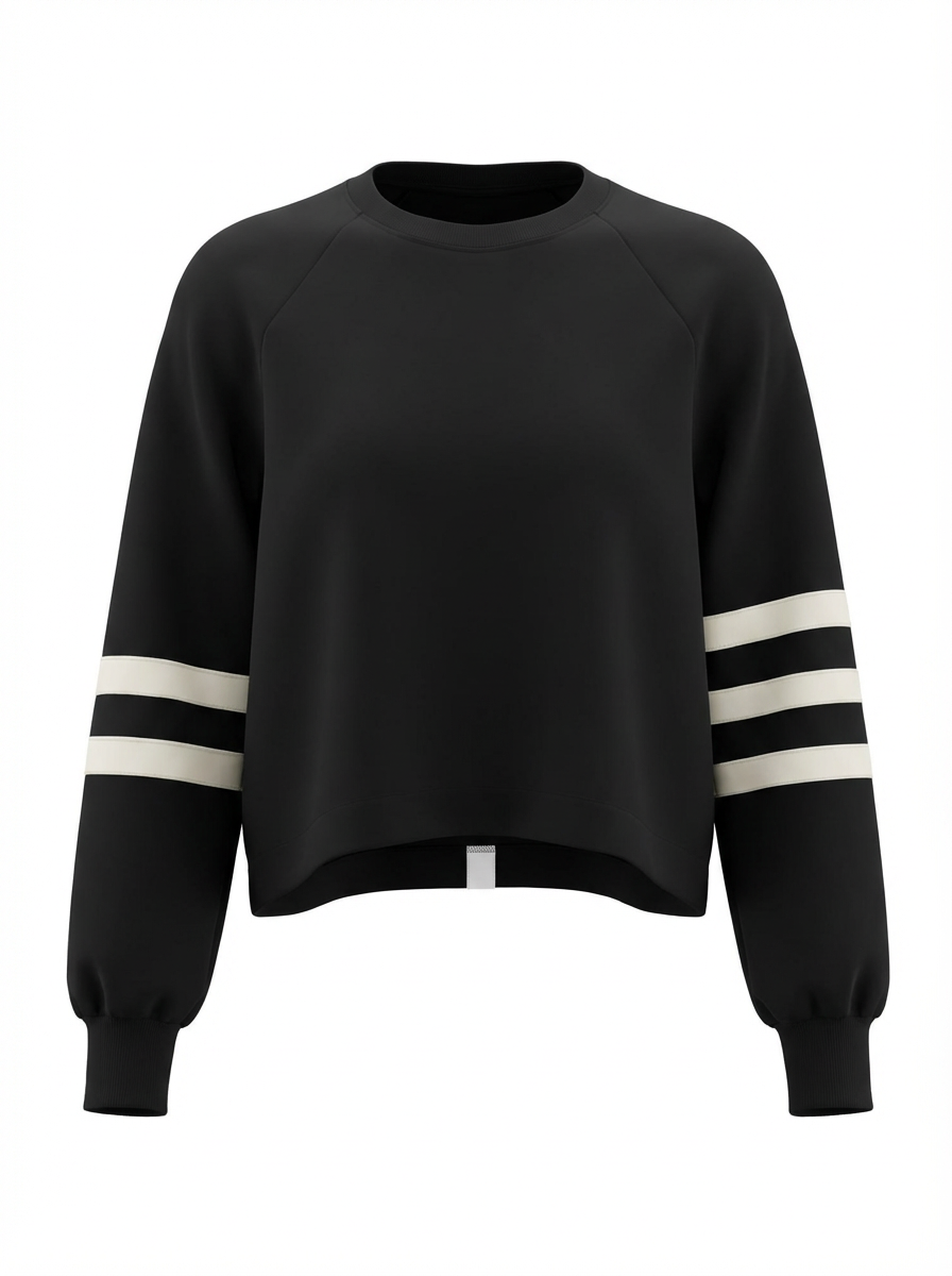 Uli Schneider - Sweat Stripes Sweater Black / Off White