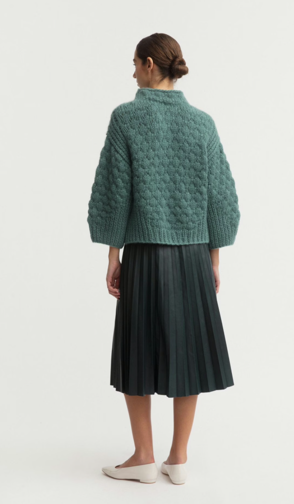 Iris von Arnim - Handstrick-Pullover Farn aus Cashmere und Seide
