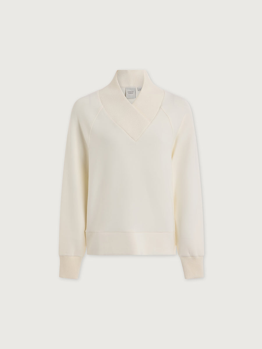 Varley - Sweatshirt Pristine mit Wickelkragen DoubleSoft®