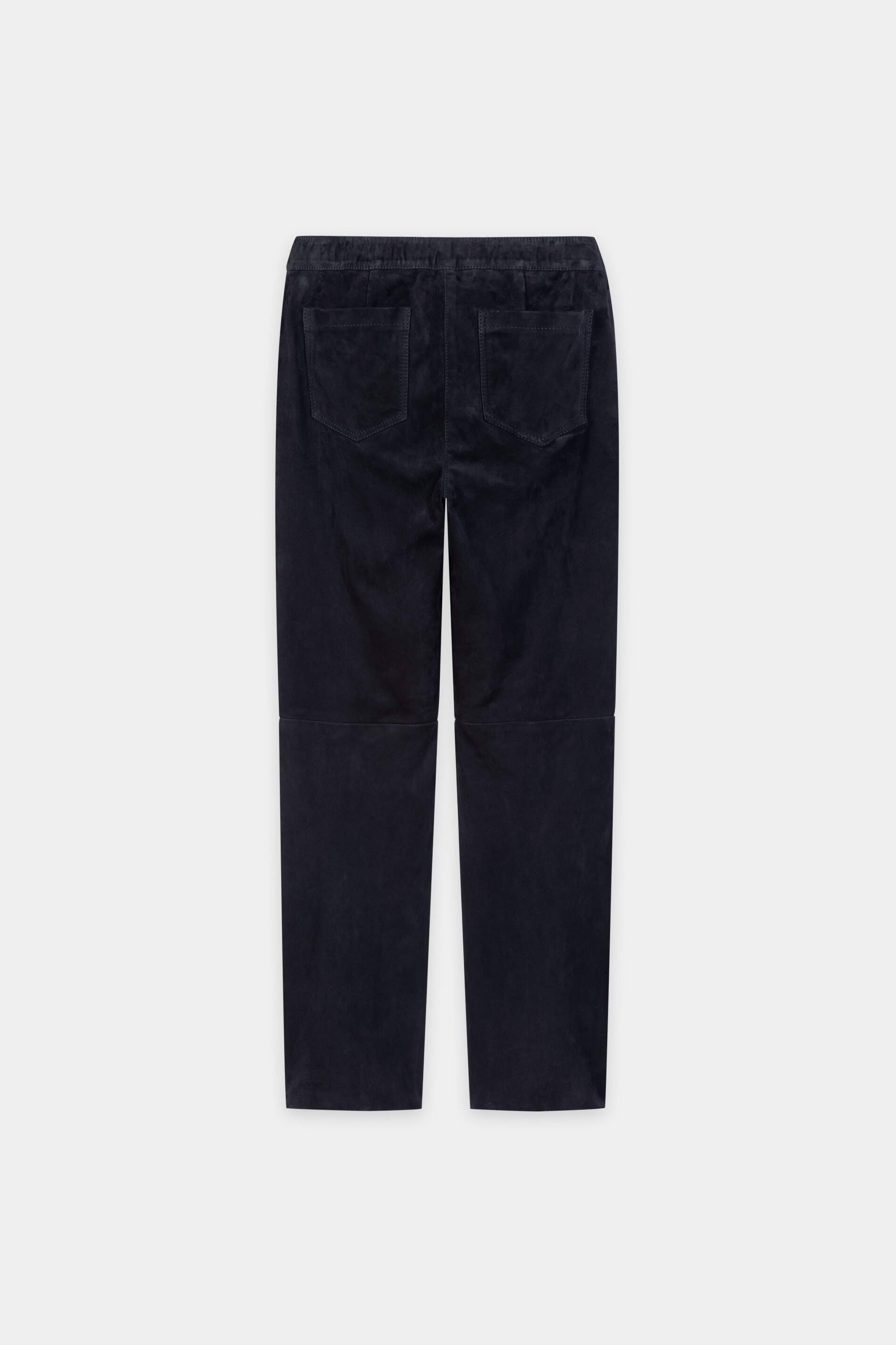 Luisa Cerano - Veloursleder-Straightleg-Pants