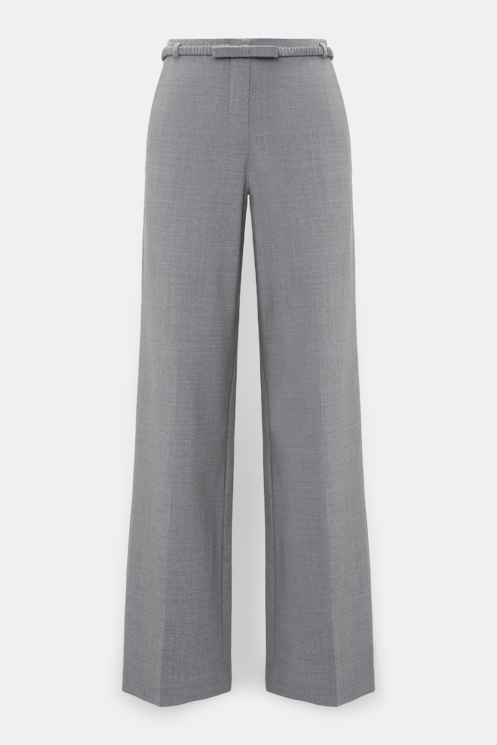 Dorothee Schumacher - Wide Pants Grey Melange Schurwoll-Blend