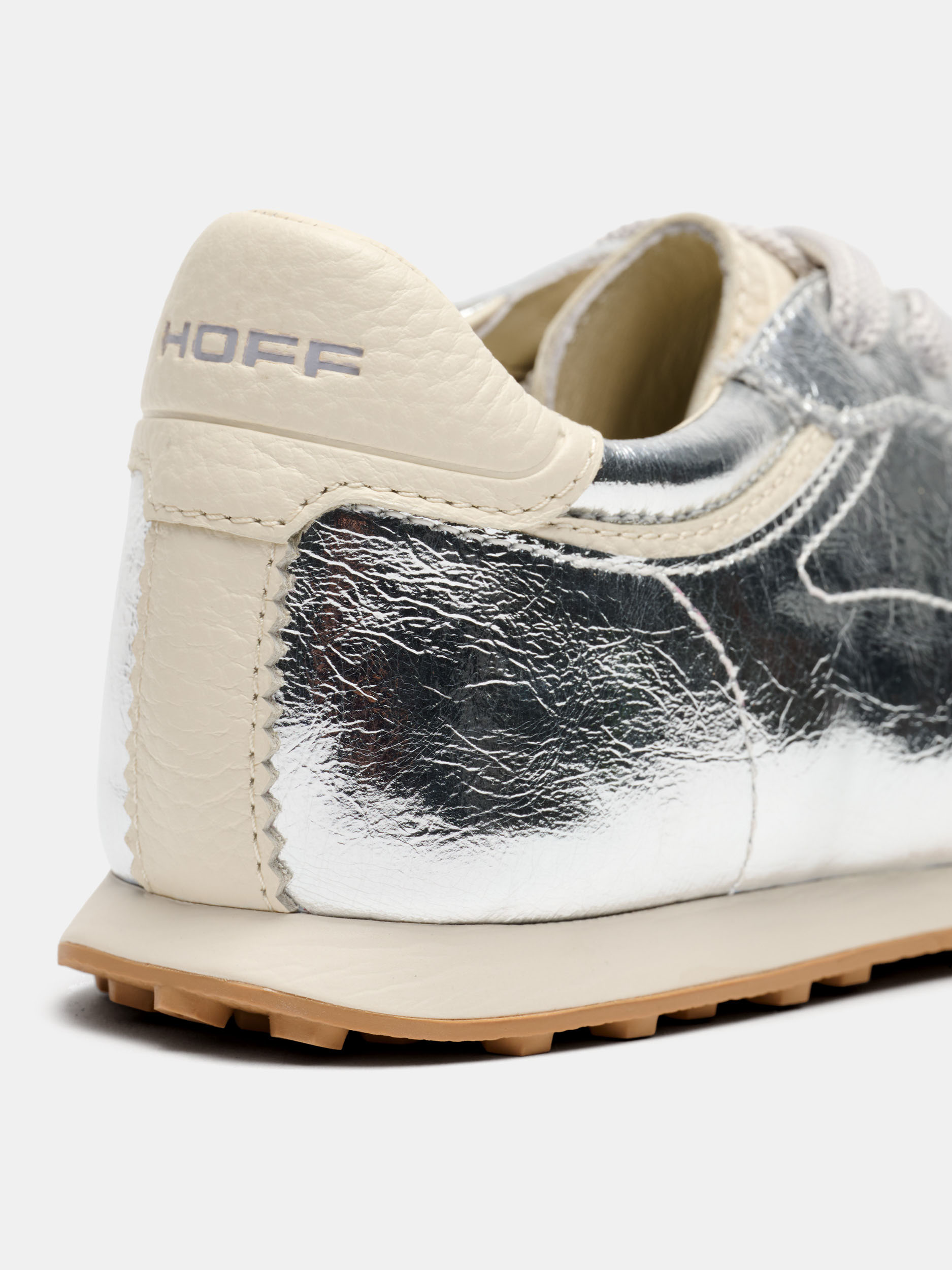 Hoff - Bridge FL Sneaker Silver Metallic Leder