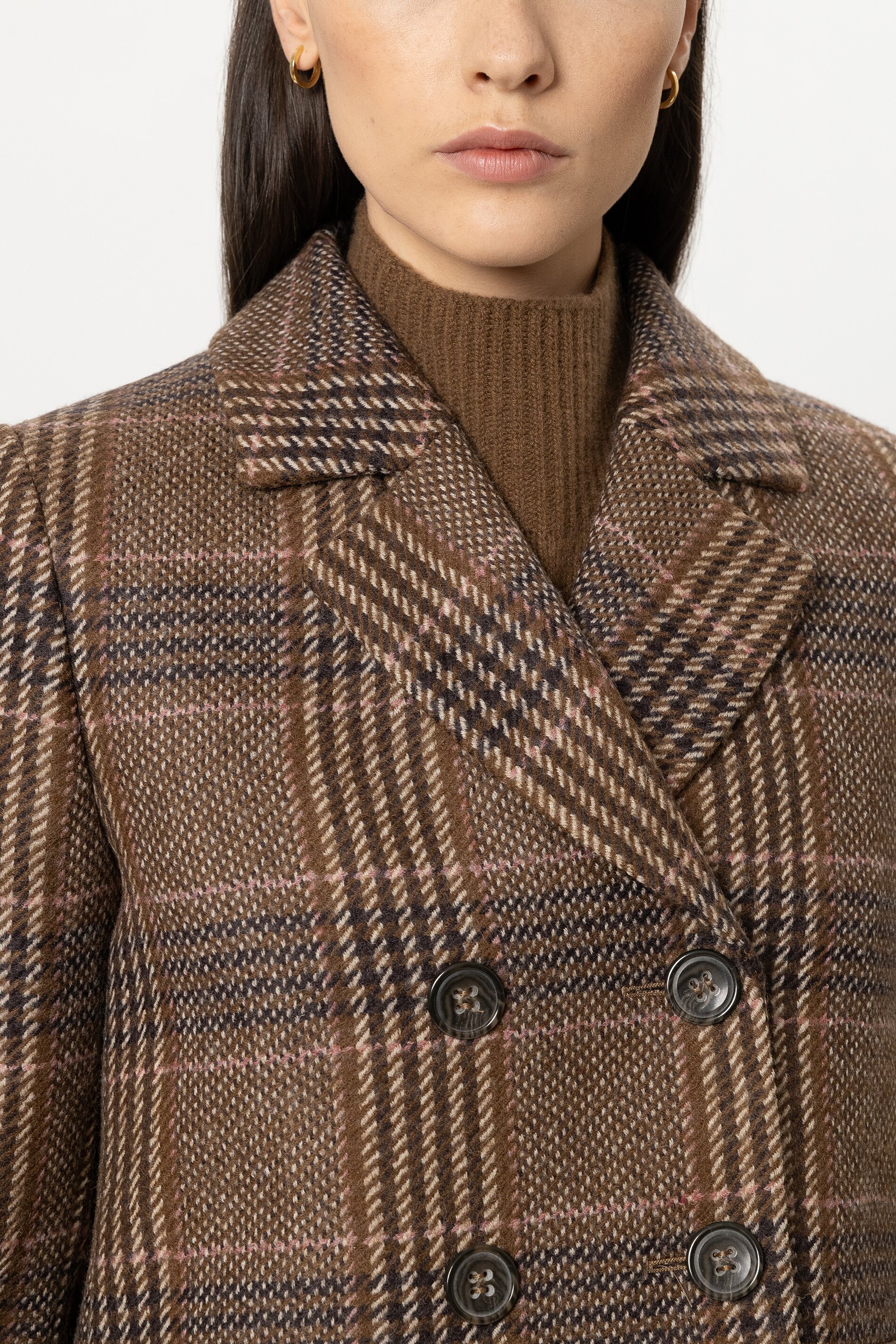 Luisa Cerano - Karo-Blazer Multi aus Schurwolle