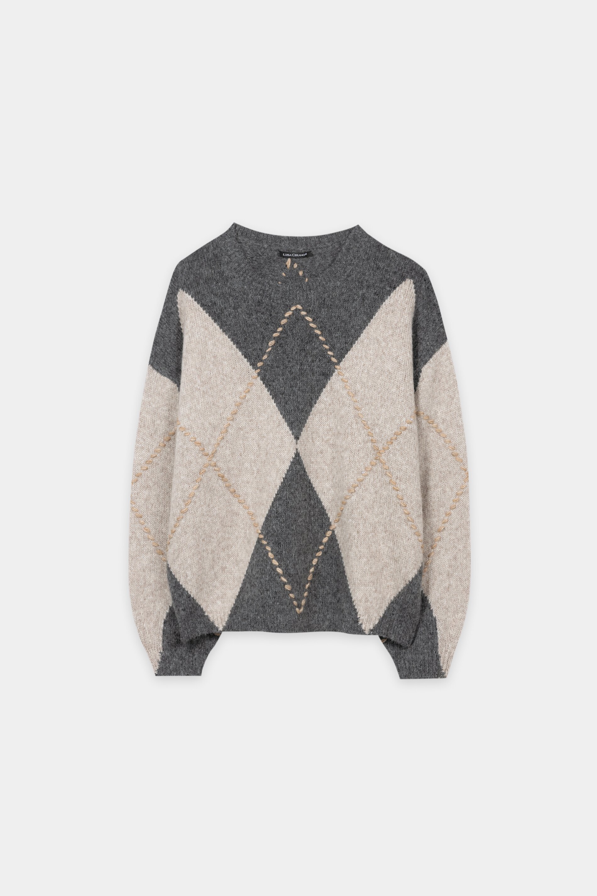 Luisa Cerano - Alpaka Mix Pullover mit Muster