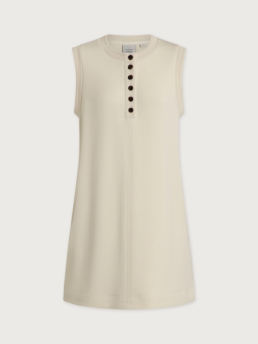 Varley - Minikleid Pristine aus DoubleSoft® mit Knopfleiste