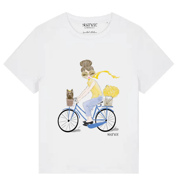 SUSTYLE - T-Shirt „Bike Yellow“ Limited Edition
