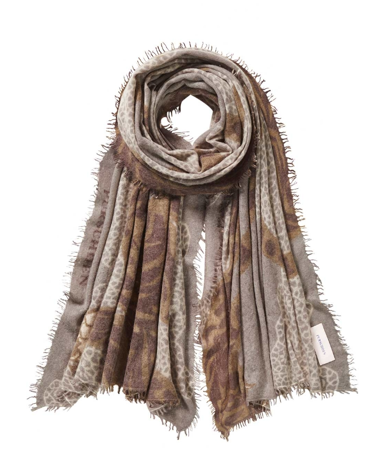 PURSCHOEN - Kaschmirschal Tiger Stone/Grey