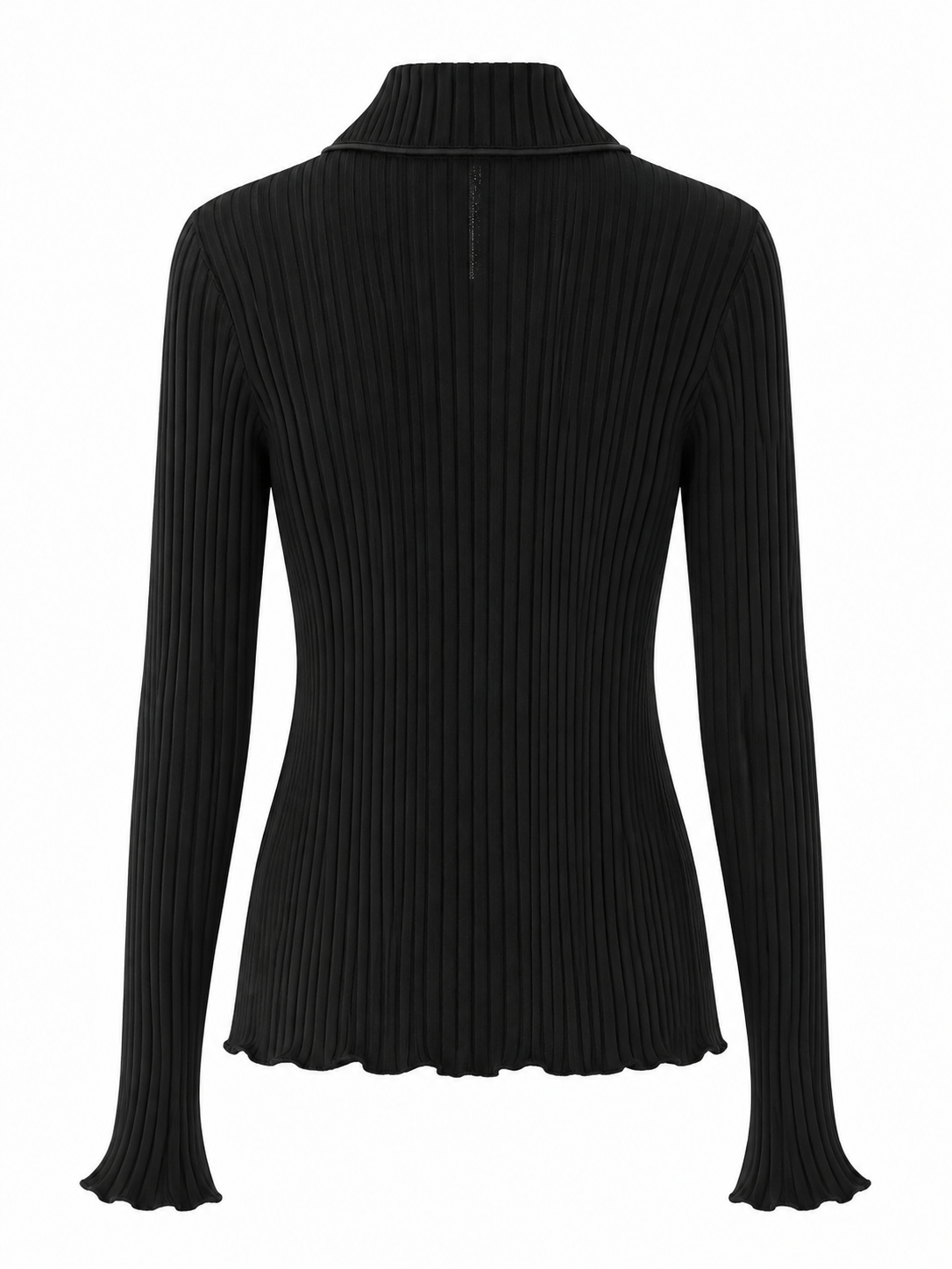 Uli Schneider - Rib Knit Polo Schwarz