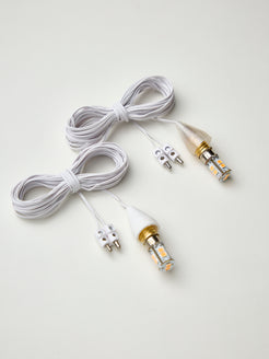DIE EDELWEISSEN - Beleuchtungskabel E10 mit LED-Leuchtmittel, ca. 4 m