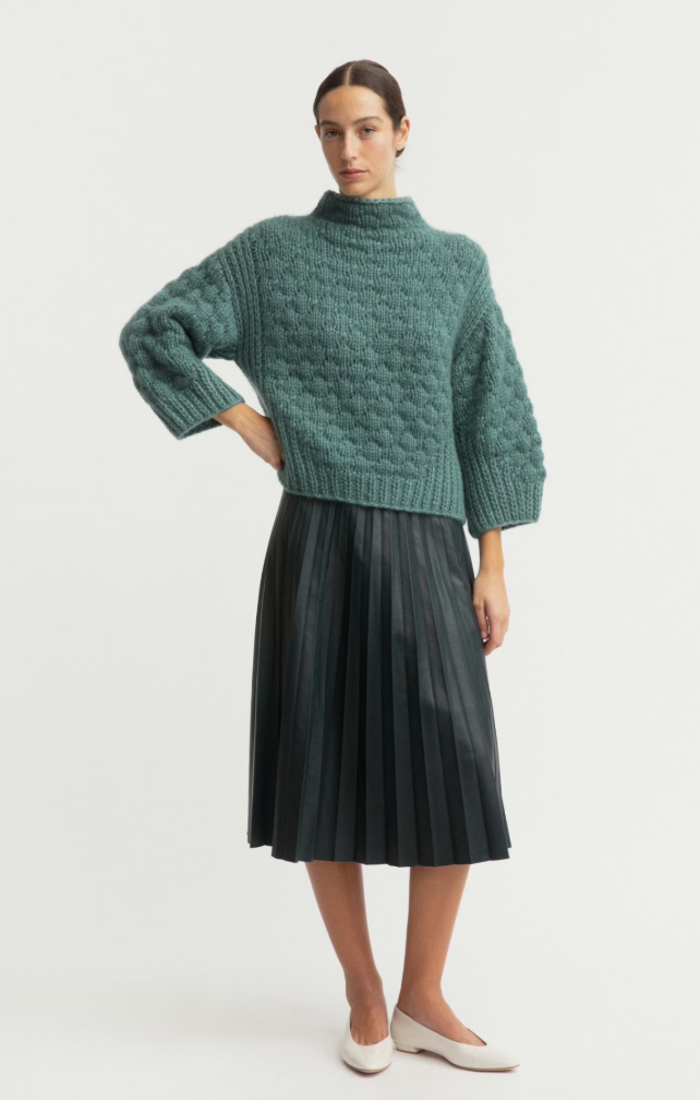 Iris von Arnim - Handstrick-Pullover Farn aus Cashmere und Seide