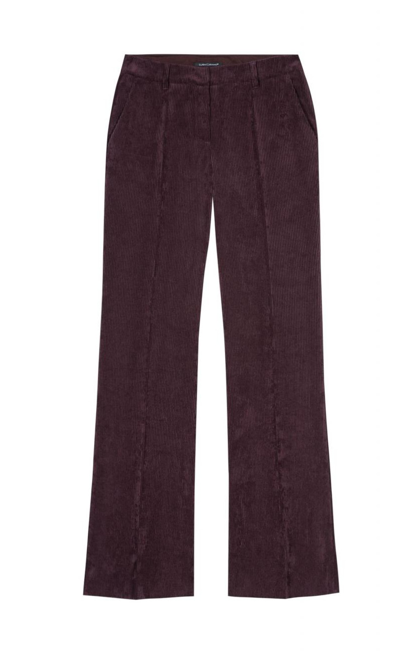 Luisa Cerano - Cord Flared Pants espresso-braun