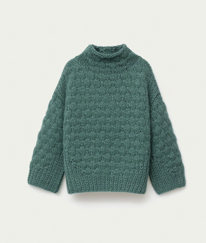 Iris von Arnim - Handstrick-Pullover Farn aus Cashmere und Seide
