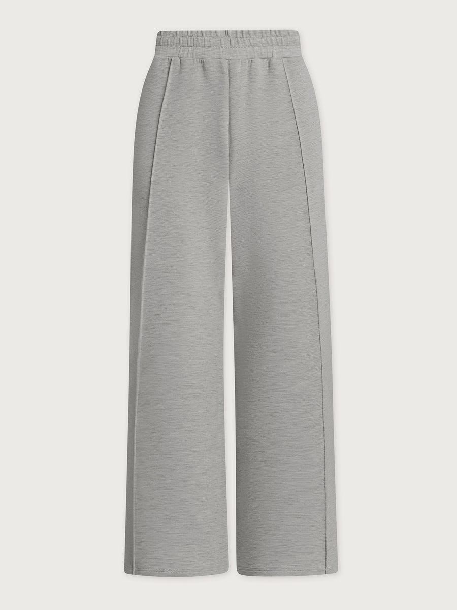 Varley - Hose Light Grey Marl aus DoubleSoft® mit weitem Bein