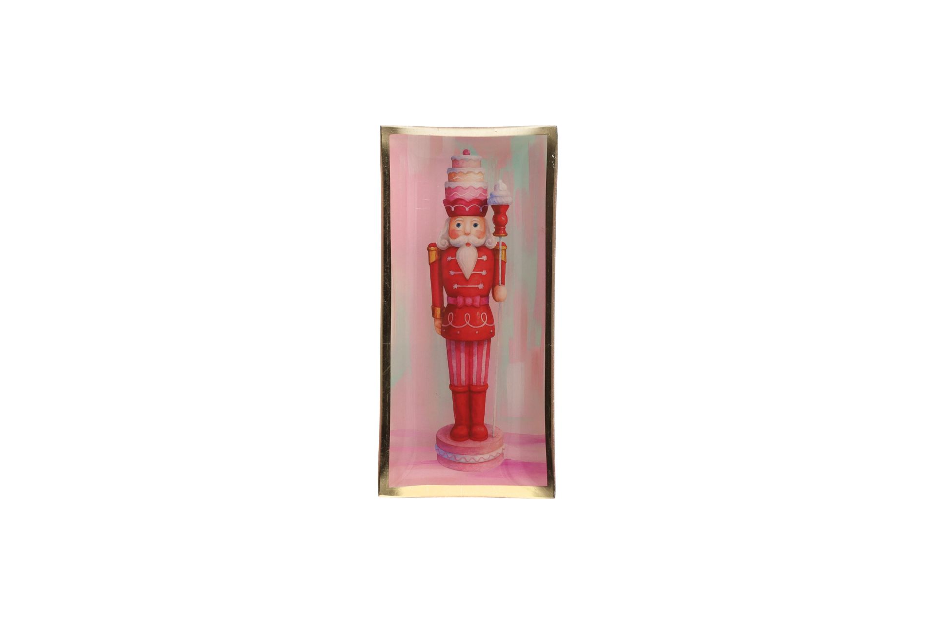Gift Company - Love Plates Glasteller Nussknacker mehrfarbig 21 cm