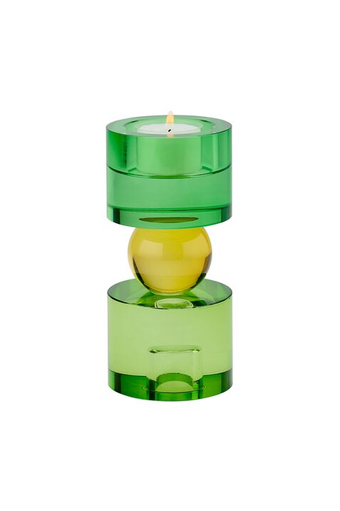 Sari Kristallglas Kerzen/Teelichthalter Höhe 15,2 cm