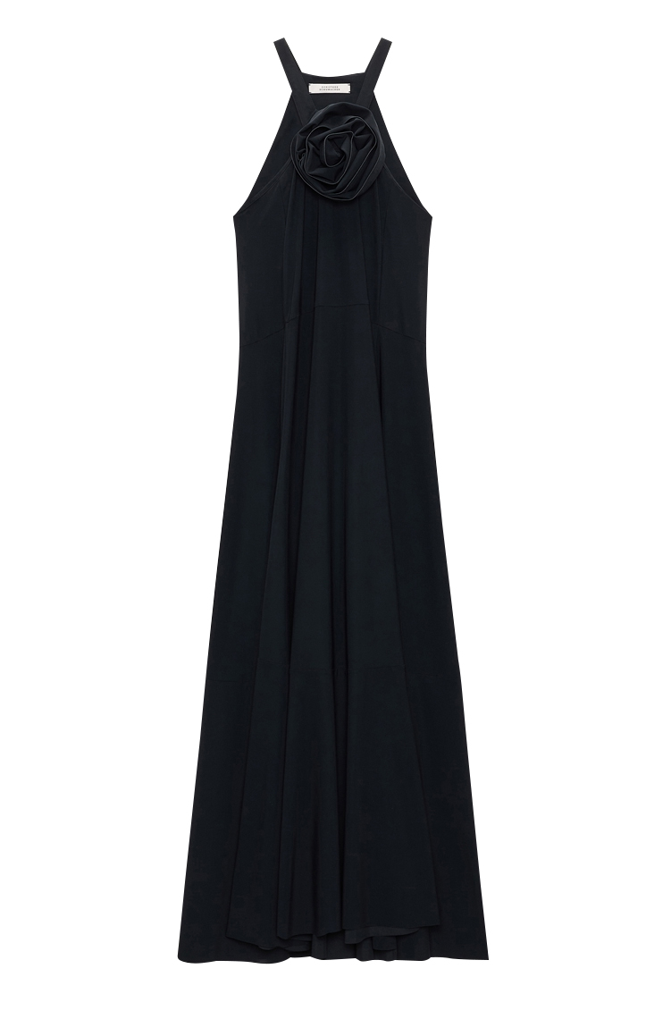 Dorothee Schumacher - Kleid mit Blume schwarz