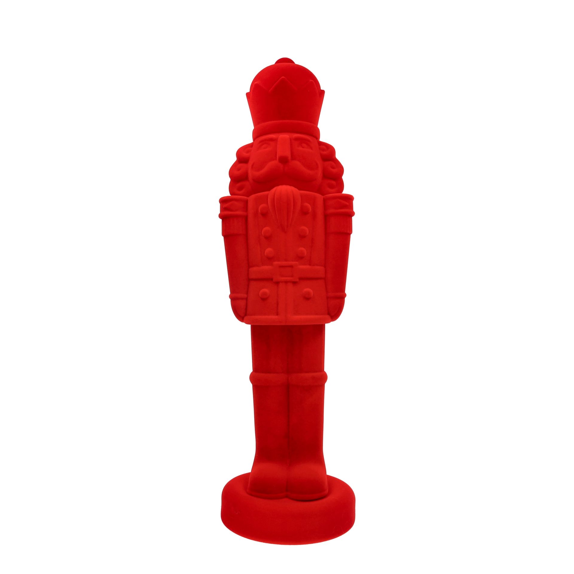 Gift Company - Solna Nussknacker rot beflockt 81 cm