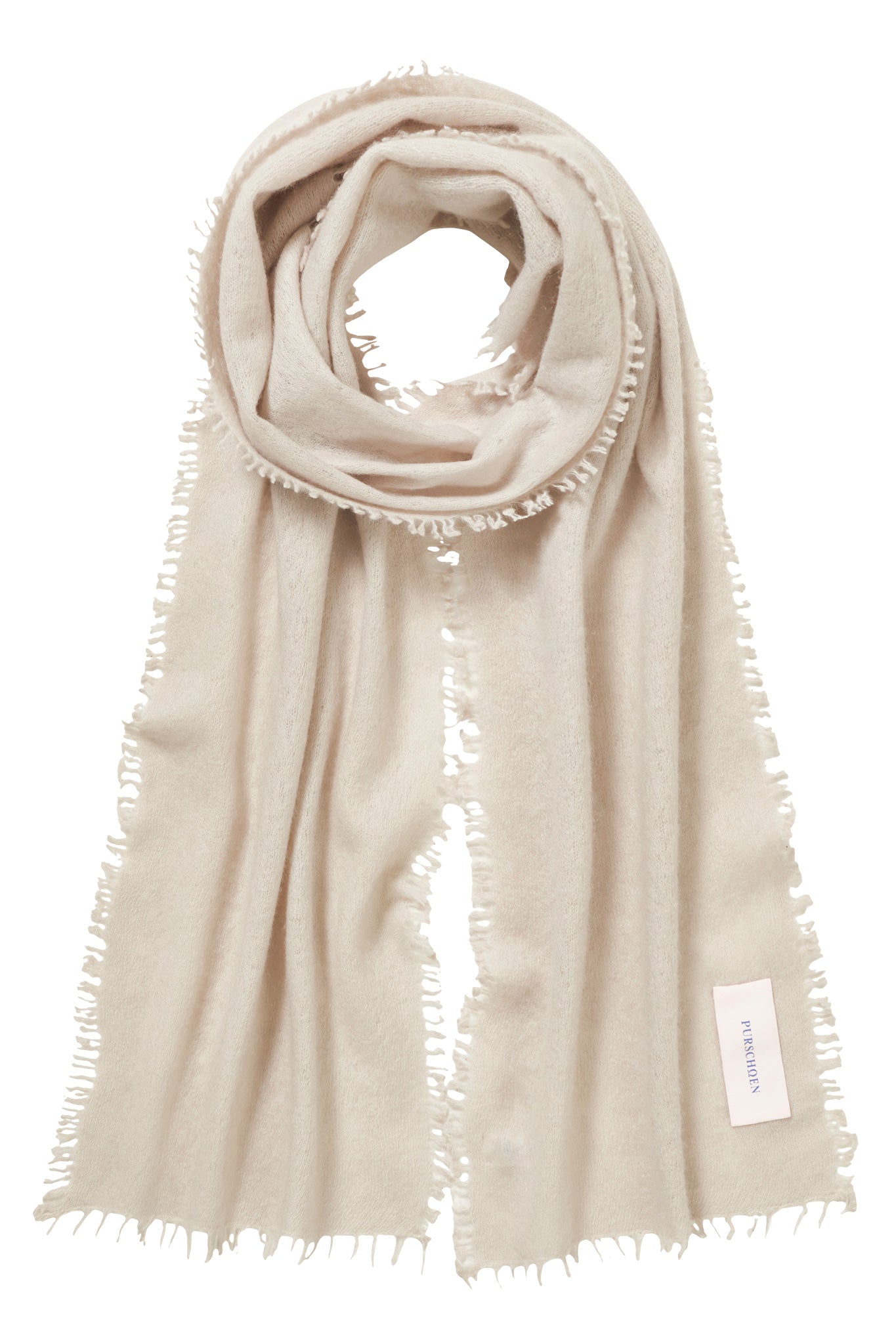 PURSCHOEN - Kaschmirschal Slim Stone II Einfarbiger Cashmere Schal