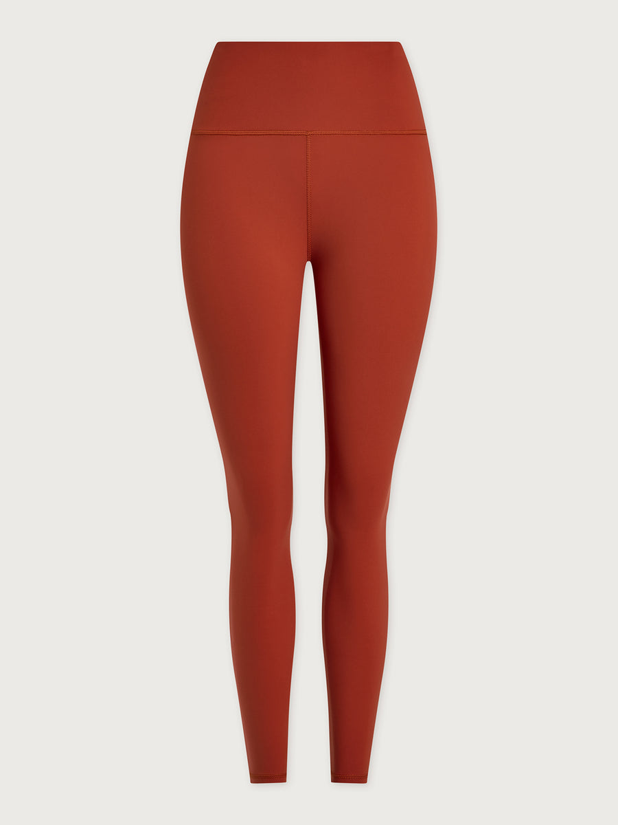 Varley - High Rise Leggings Baked Apple Performance Stretch Activewear