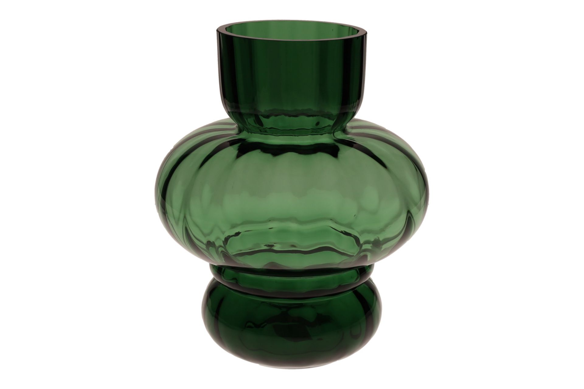 Gift Company - Twill Vase grün Glas 23,7 cm