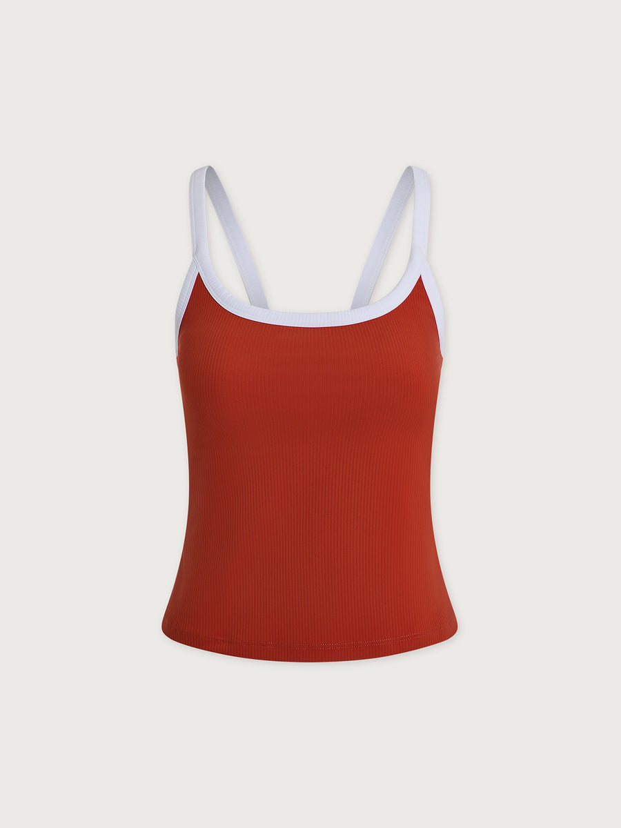 Varley - Scoop Neck Tank Baked Apple Run Edit Activewear
