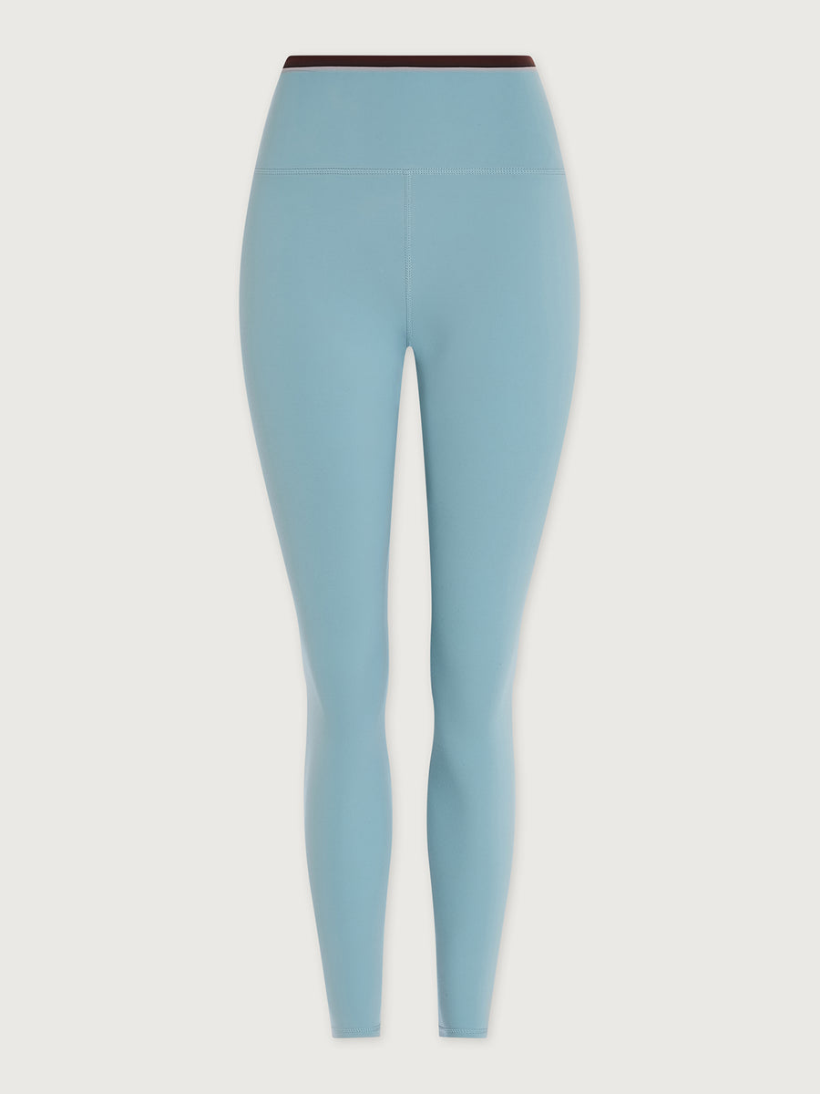 Varley - Leggings Always Contrast High-Rise Tourmaline mit Kontrastbund