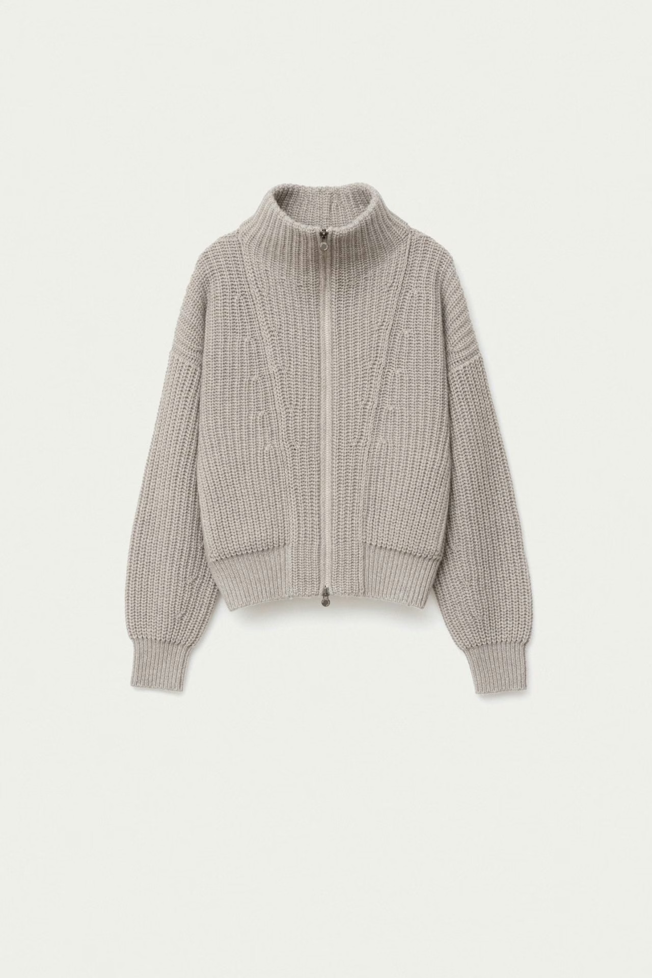 Iris von Arnim - Brunetta Cashmere Cardigan Kitt Grobstrick Zip Jacket