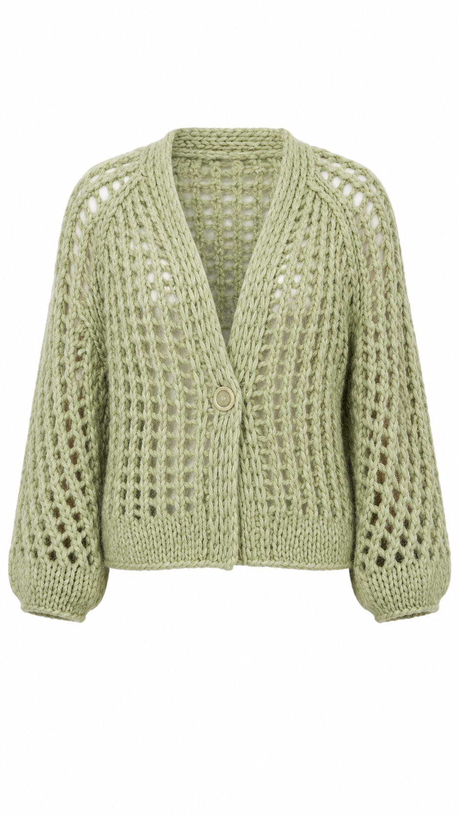 Iris von Arnim - Handstrick Cardigan Ivenya pistazie